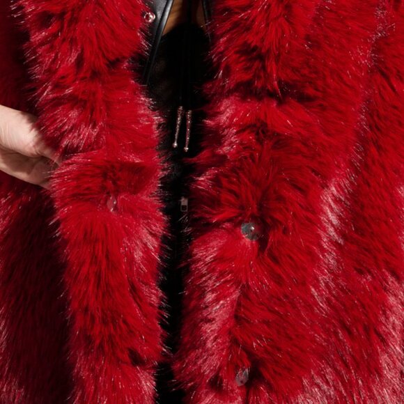 AKIRA Label Majour Fur Coat - BRAND NEW - NWT (S/M) - Picture 8 of 9